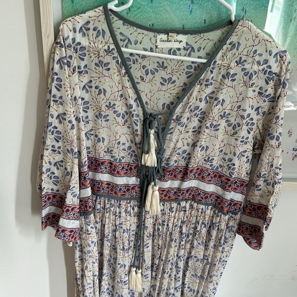 Garden days midi dress size M/L floral print - Picture 3 of 3